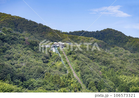 観光船より傘松公園を望む 観光船より傘松公園を望む 106573321