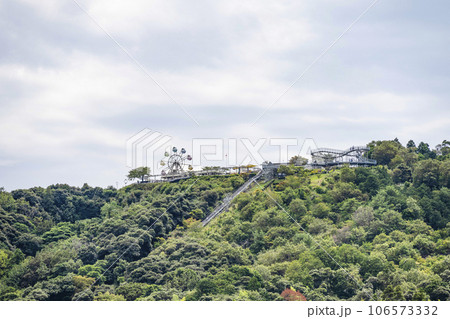 観光船より天橋立ビューランドを望む 106573332