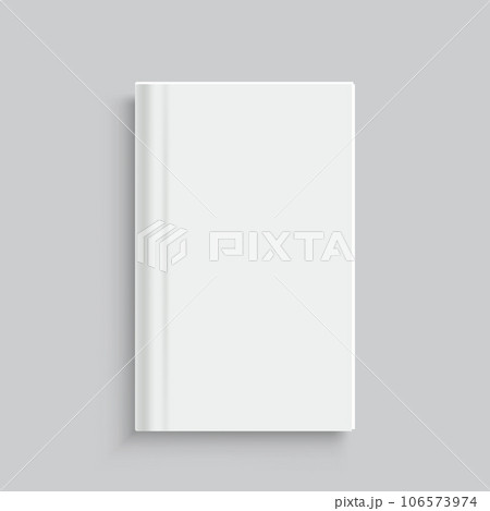 Blank white brochure template with soft shadows. Blank white brochure template with soft shadows. 106573974
