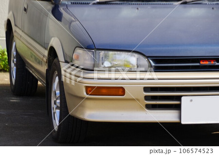 自動車イメージ トヨタ2代目カローラFXのフロントマスク 自動車イメージ トヨタ2代目カローラFXのフロントマスク 106574523