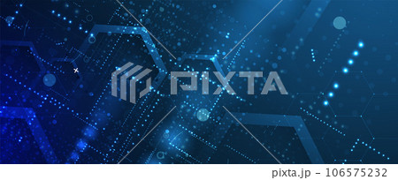 Technology abstract futuristic background for internet business. Big data concept. 106575232