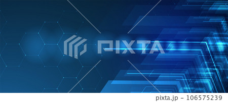 Technology abstract futuristic background for internet business. Big data concept. 106575239