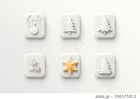 クリスマス（3Dピクト） 106575811