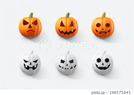 ハロウィン（3Dピクト） 106575843