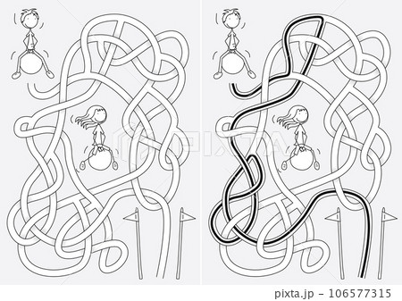 Kids maze 106577315