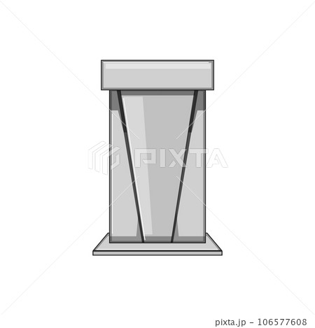 display podium cartoon vector illustration 106577608