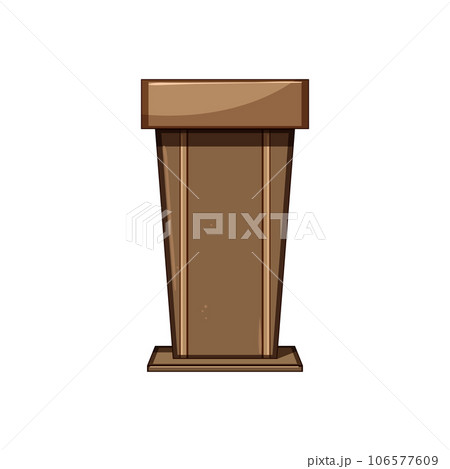 platform podium cartoon vector illustration 106577609