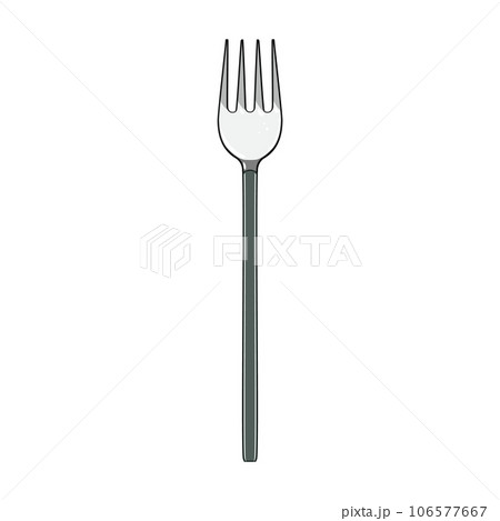 knife fork cartoon vector illustration 106577667