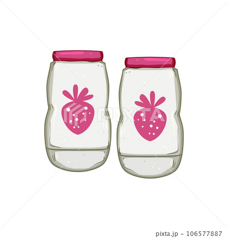 girl toddler socks cartoon vector illustration 106577887