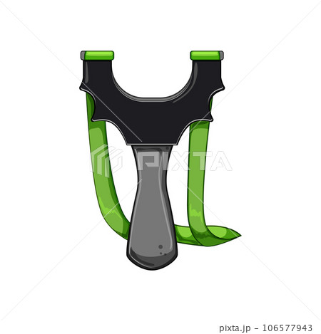 shot slingshot cartoon vector illustration 106577943