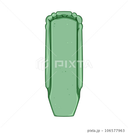 landscape sleeping pad cartoon vector illustration 106577963