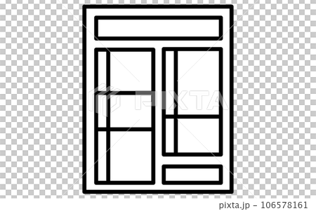 A simple line drawing of a tax return 106578161
