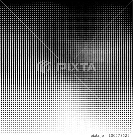 Black grain pattern. Halftone texture fade effectのイラスト素材 [106578523 ...