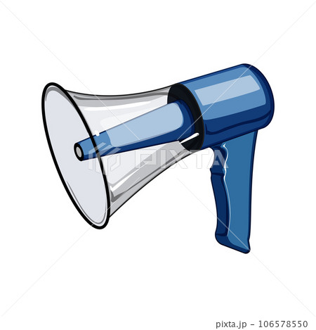 bullhorn megaphone speaker cartoon vector illustration 106578550