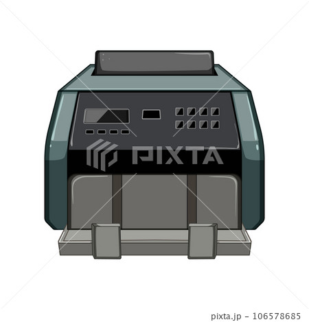 cash counter machine cartoon vector illustration 106578685