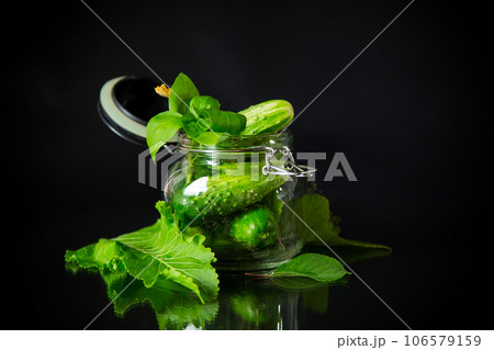 a set of products for pickling cucumbers 106579159