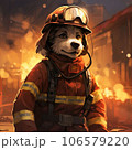 犬アイコン（PFP）| 犬の消防士 106579220