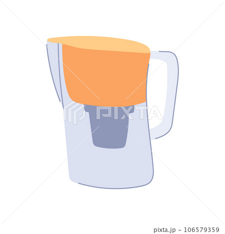 mineral water pitcher cartoon vector illustration 106579359