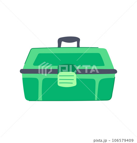 toolkit toolbox cartoon vector illustration 106579409