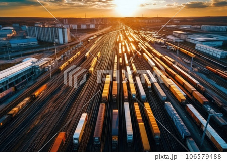 Global business of Container Cargo freight train. Global business of Container Cargo freight train. 106579488