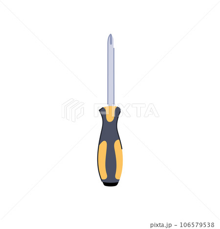 construction screwdriver cartoon vector illustration construction screwdriver cartoon vector illustration 106579538