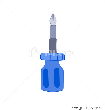 tool screwdriver cartoon vector illustration 106579540
