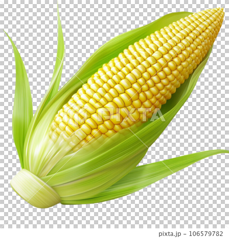 corn isolated on a white background 106579782