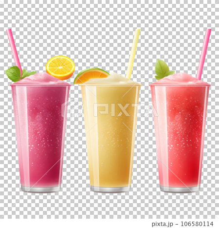 alcohol cocktail set with fruits alcohol cocktail set with fruits 106580114