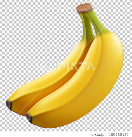 banana isolated on white background 106580123