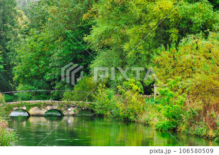 イギリスの原風景 バイブリーの石橋 イギリスの原風景 バイブリーの石橋 106580509