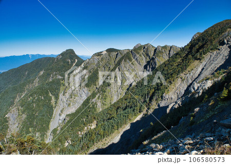 三伏峠から荒川岳　縦走 106580573