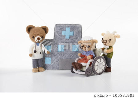 動物のあみぐるみ　医療 106581983