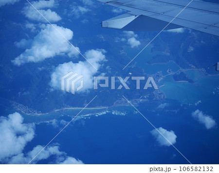 飛行機から見た風景 飛行機から見た風景 106582132