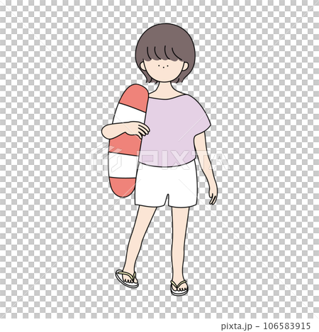有漂浮物的女孩 106583915