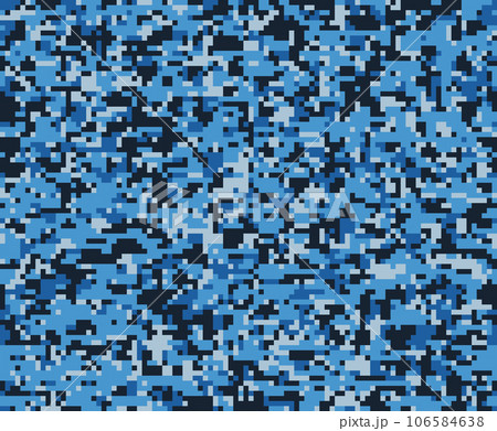デジタル迷彩柄 シームレス 背景素材_06のイラスト素材 [106584638