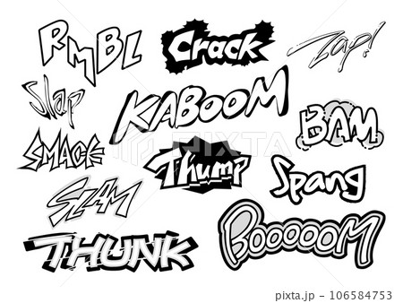 【擬音】漫画や動画に使える英語の擬音語・効果音（オノマトペ） 106584753