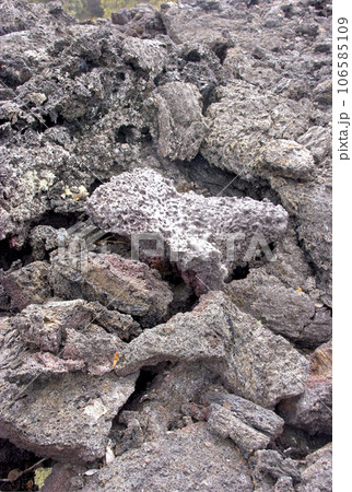Solidified lava rock - Volcanoes National Park, Big Island, Hawaii Solidified lava rock - Volcanoes National Park, Big Island, Hawaii 106585109