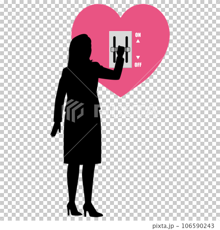 silhouette, silhouettes, female 106590243