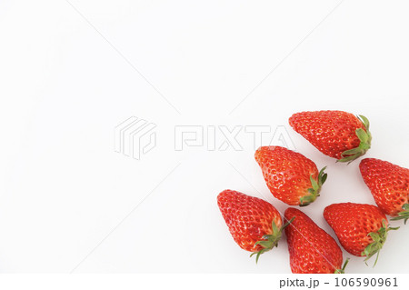 イチゴ　白バック 106590961