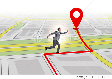 Concept of navigation in the city 106591572