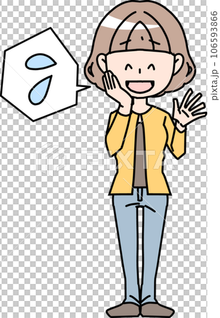 遠慮がちな女性 106593866