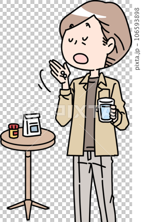 吃藥的老人 吃藥的老人 106593898