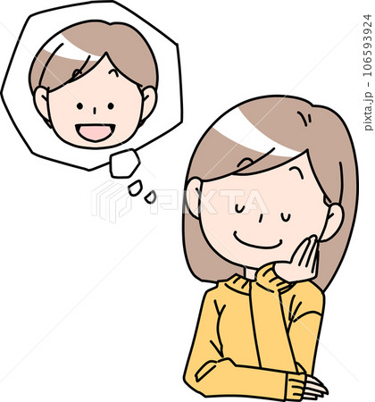 片思いの女性 106593924