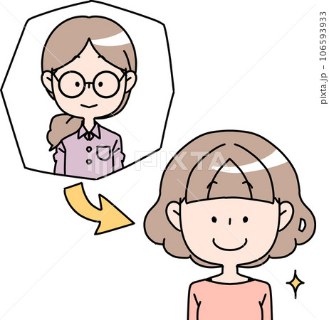 変身した女性 変身した女性 106593933