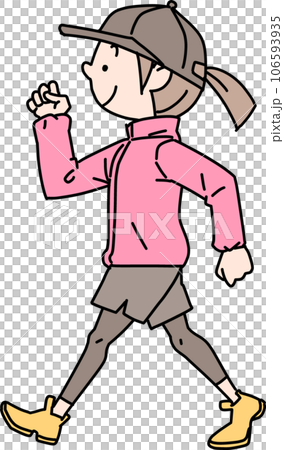 Woman walking 106593935