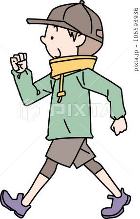 ウォーキングしている男性 ウォーキングしている男性 106593936