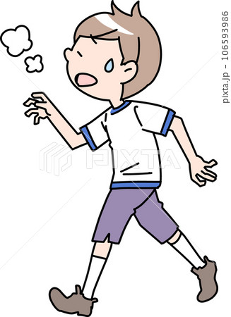 足が遅い男子生徒 106593986