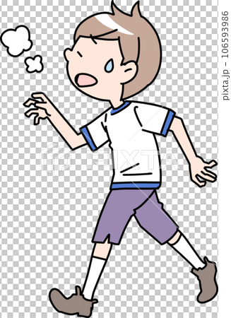 足が遅い男子生徒 106593986