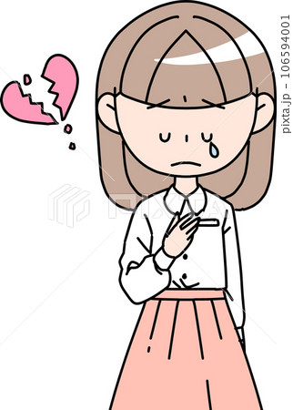 傷ついた女性 傷ついた女性 106594001