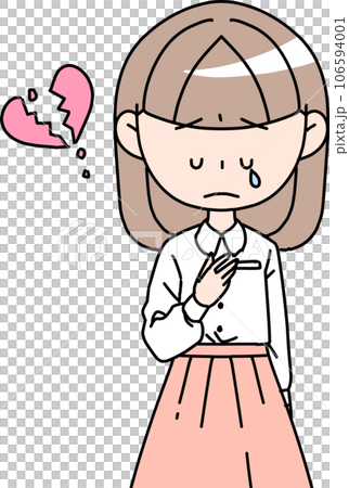 傷ついた女性 傷ついた女性 106594001